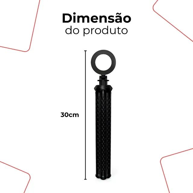Tripé de Mesa Flexível Magnético Magsafe para Celular - Foto 5