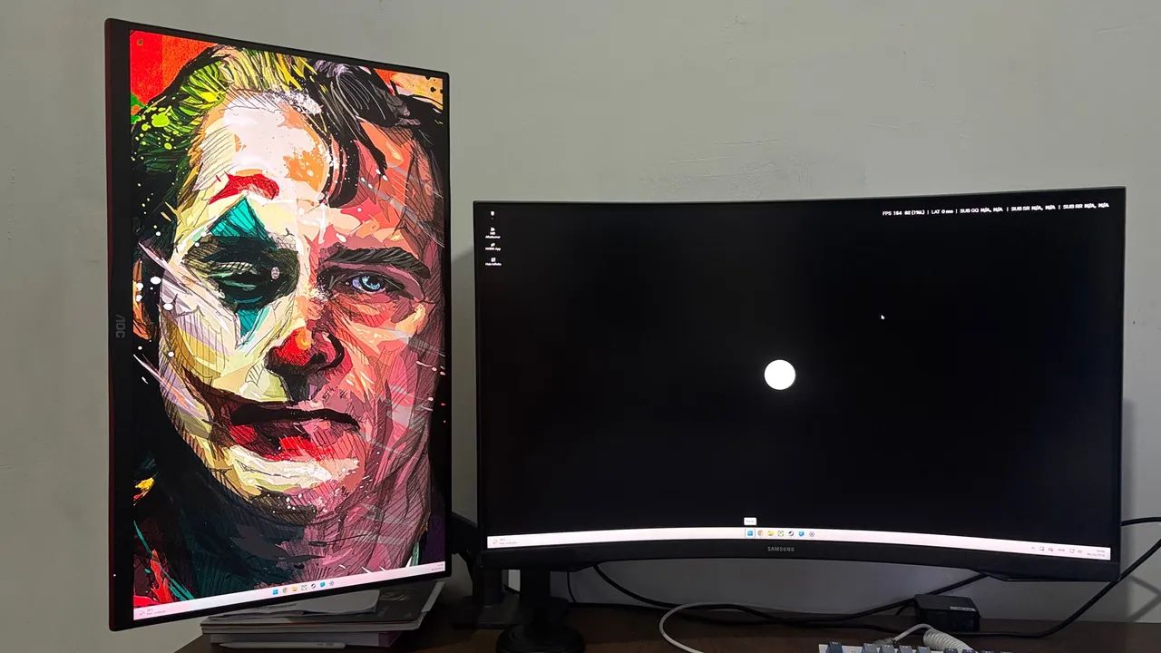 Monitores Gamer + Braço articulado 
