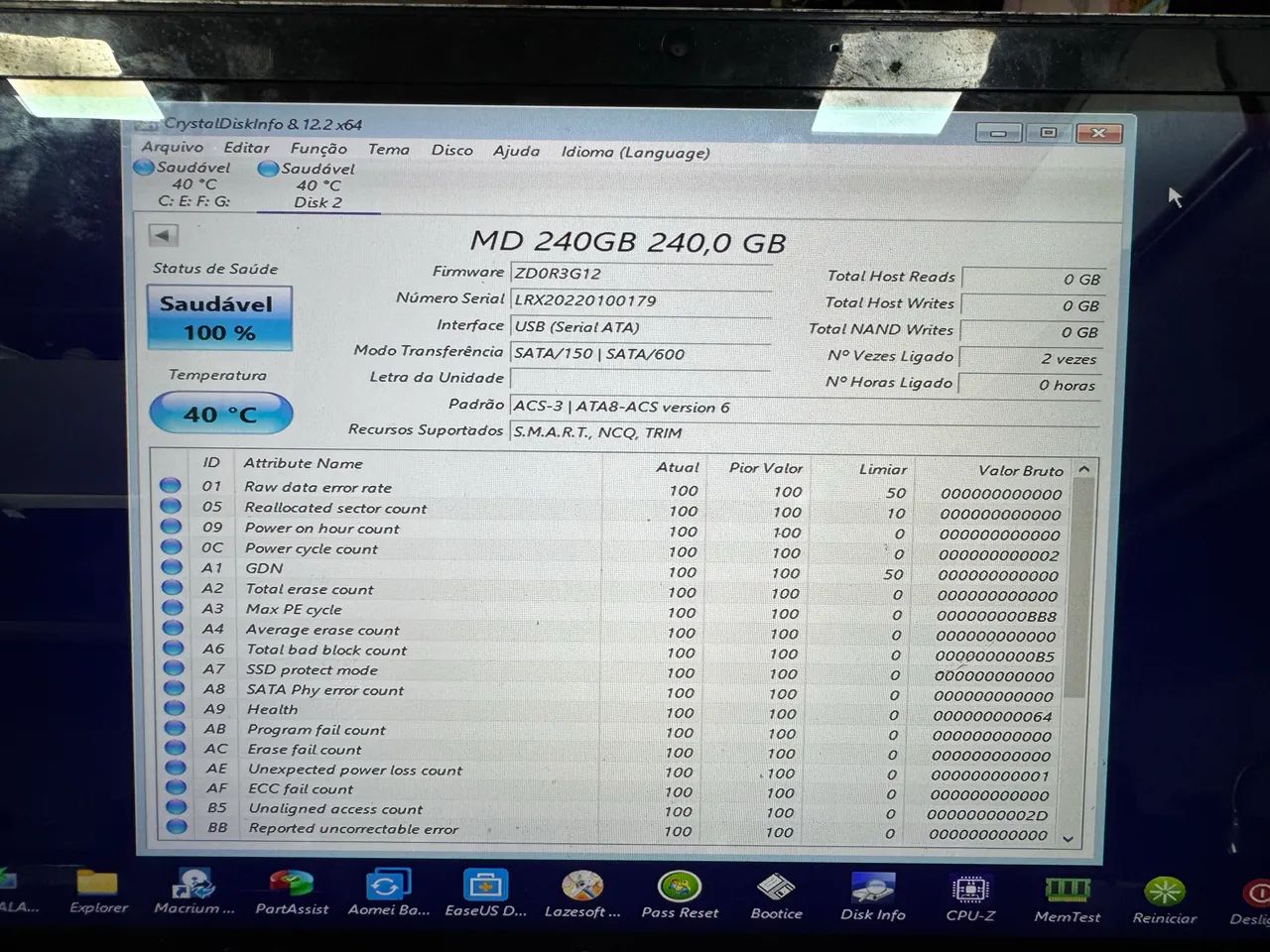 SSD 240 GB - Novo! - Foto 2