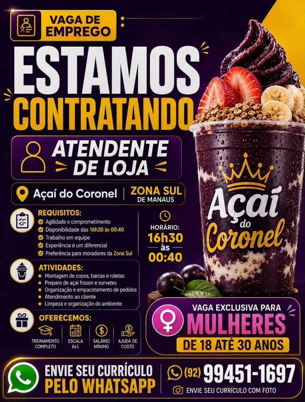 ATENDE - LOJA DE AÇAÍ  E SORVETES