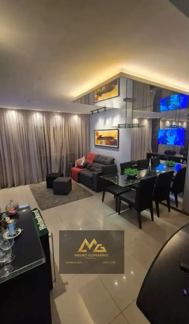 Apto mobiliado para aluguel com 60 m² com 2 suítes - Belém - PA - Foto 2