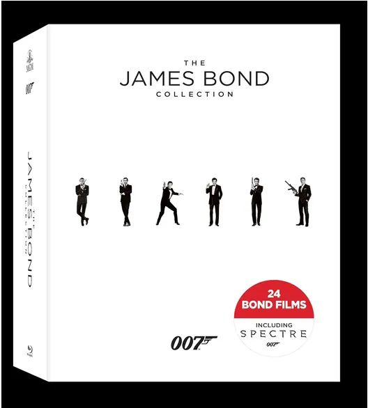 The James Bond Collection 24 Blu-rays Lacrado