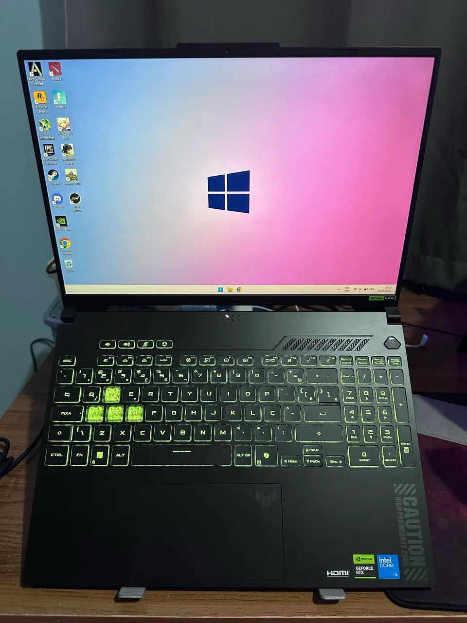 Asus Tuf f16 RTX 4050 - Foto 2