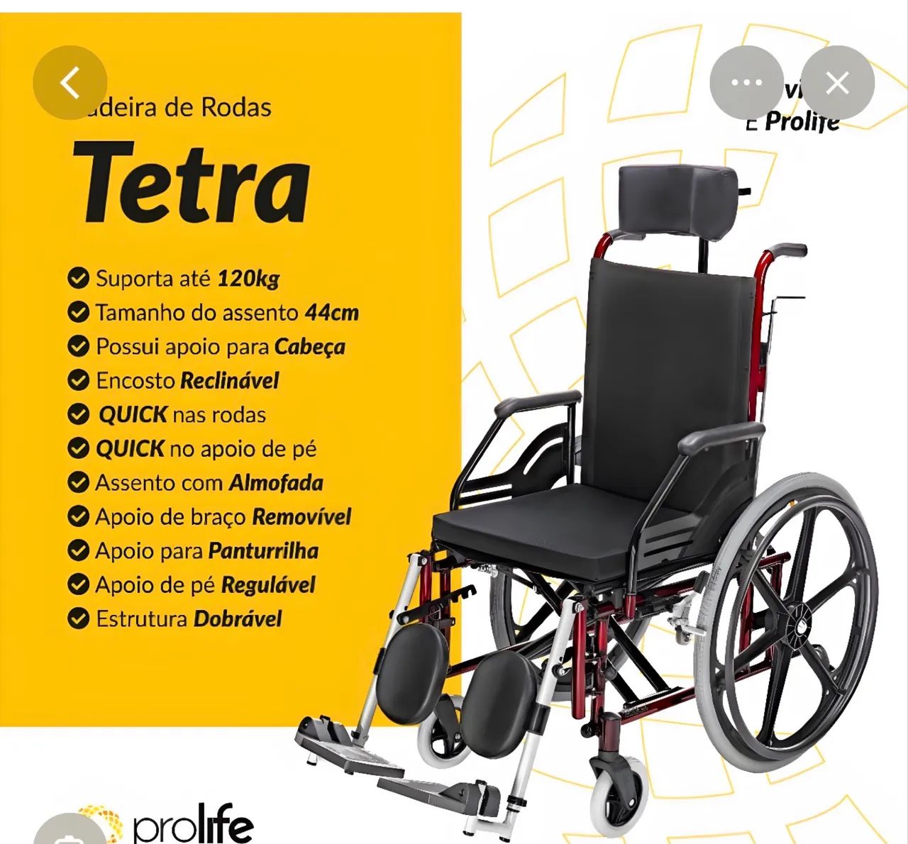 Cadeira de rodas  - Foto 4