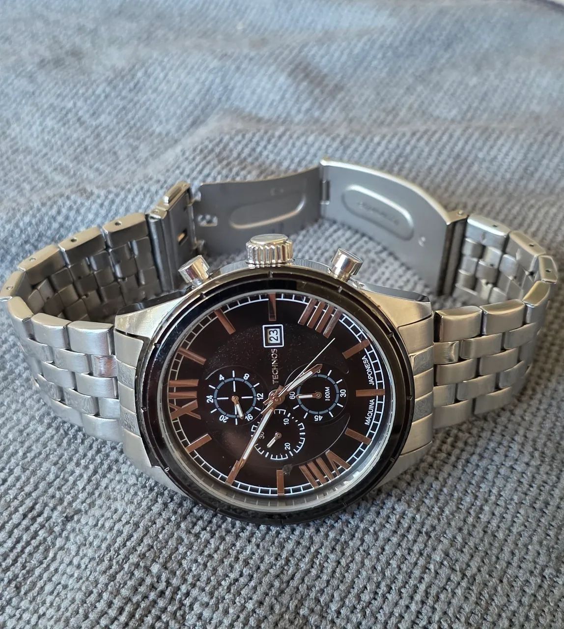 Relogio Technos aço inox - Foto 4