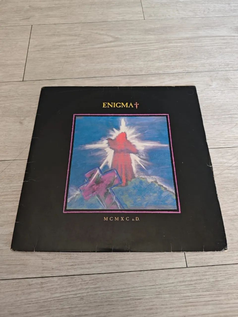 Disco de Vinil LP Enigma - MCMXC a.D. (1990) Original Com Encarte