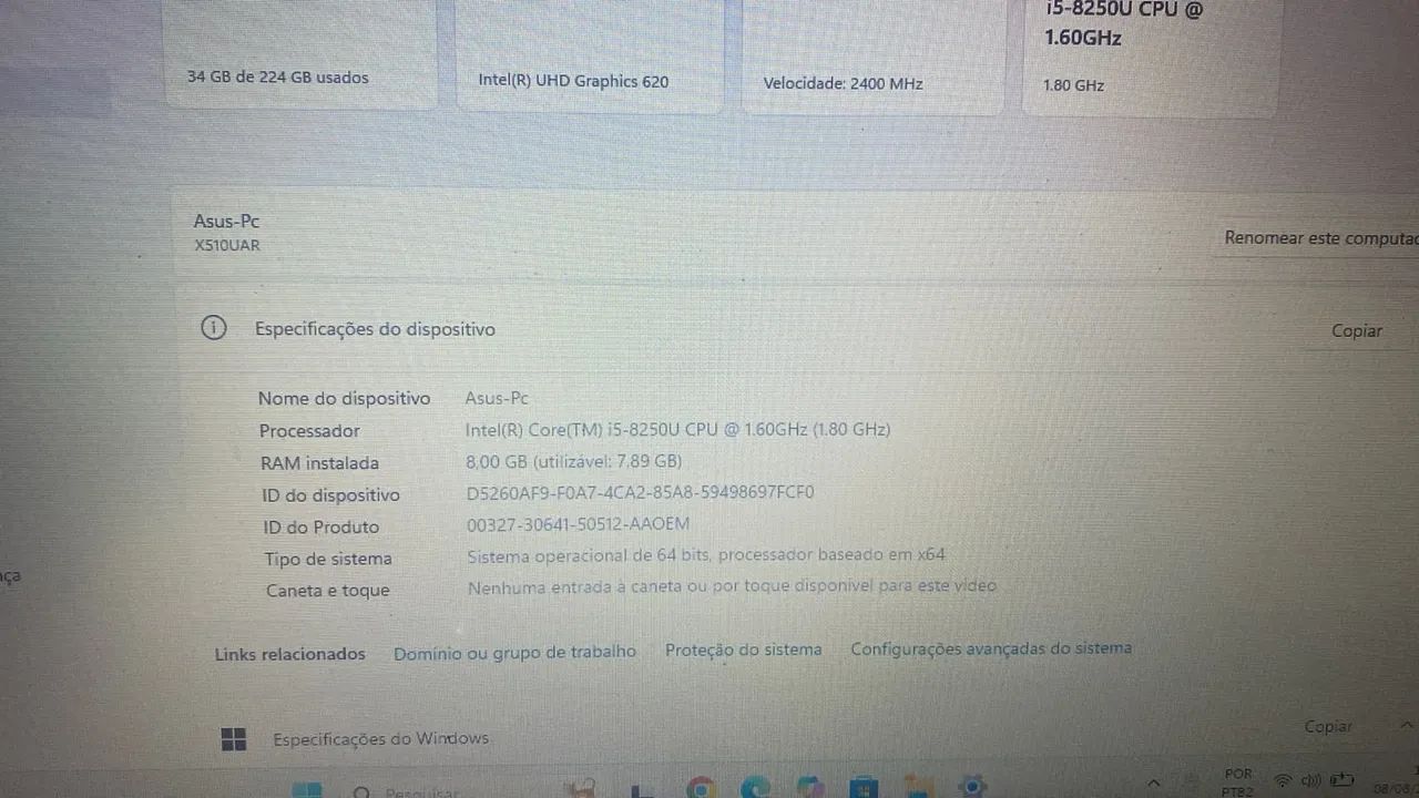 Vende-se notebook asus 1300  - Foto 2