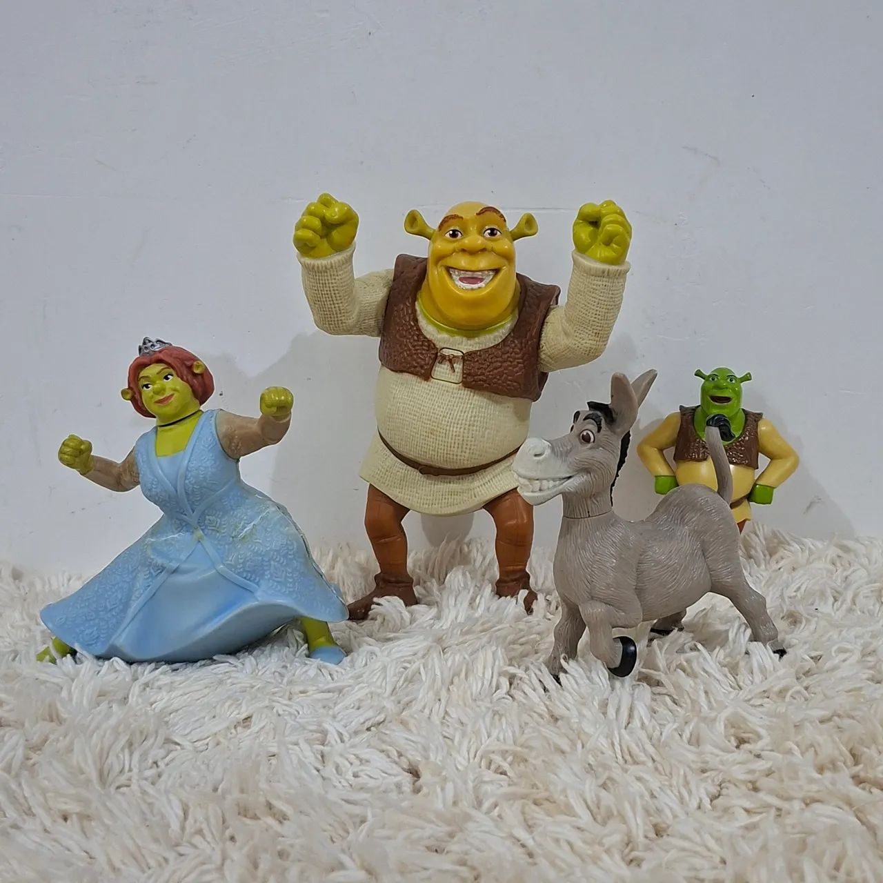 Coleção Sherek Bonecos Raros - 4 Bonecos KIT Completo