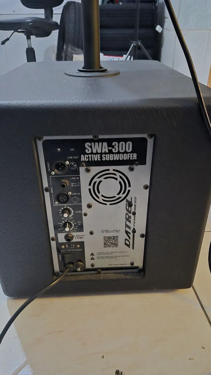 Caixa de som ativa, com sub ativo. - Foto 3