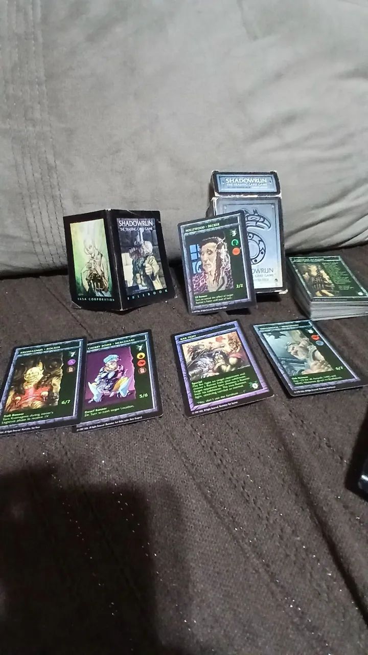 Shadowrun TCG Starter Deck Trading Card Game Completo Usado - Foto 3