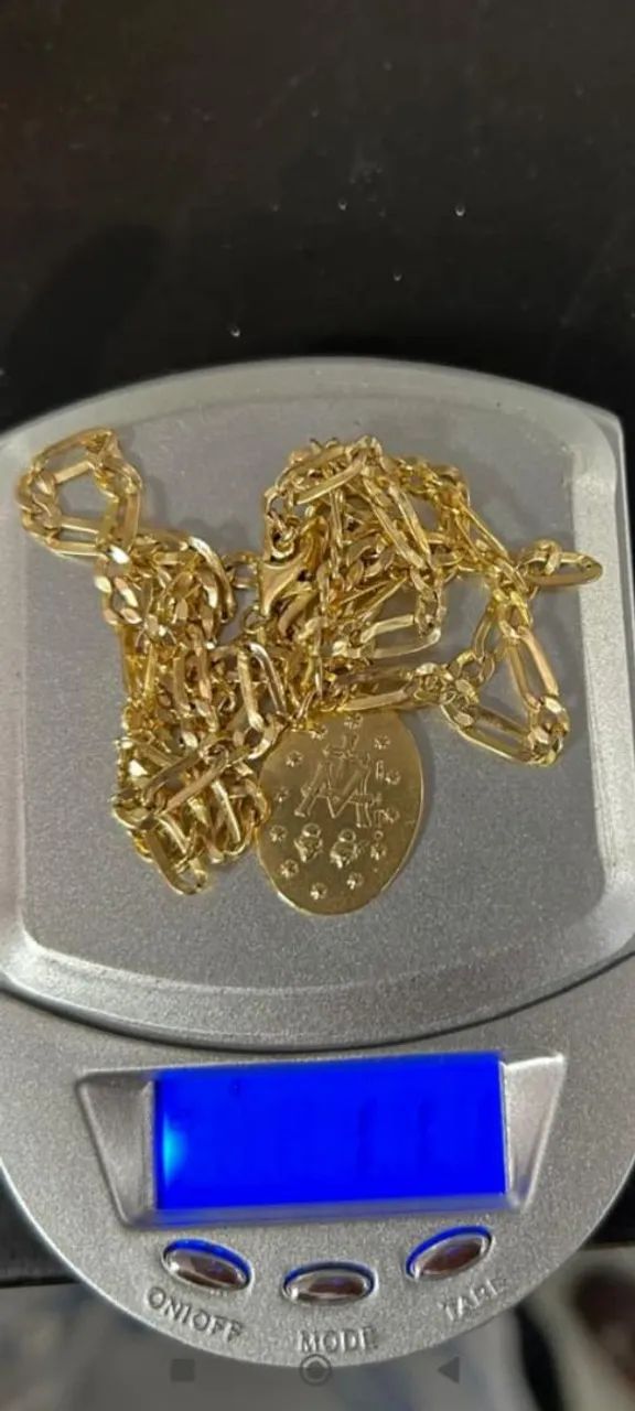 Vendo corrente e pulseira em ouro - Foto 3