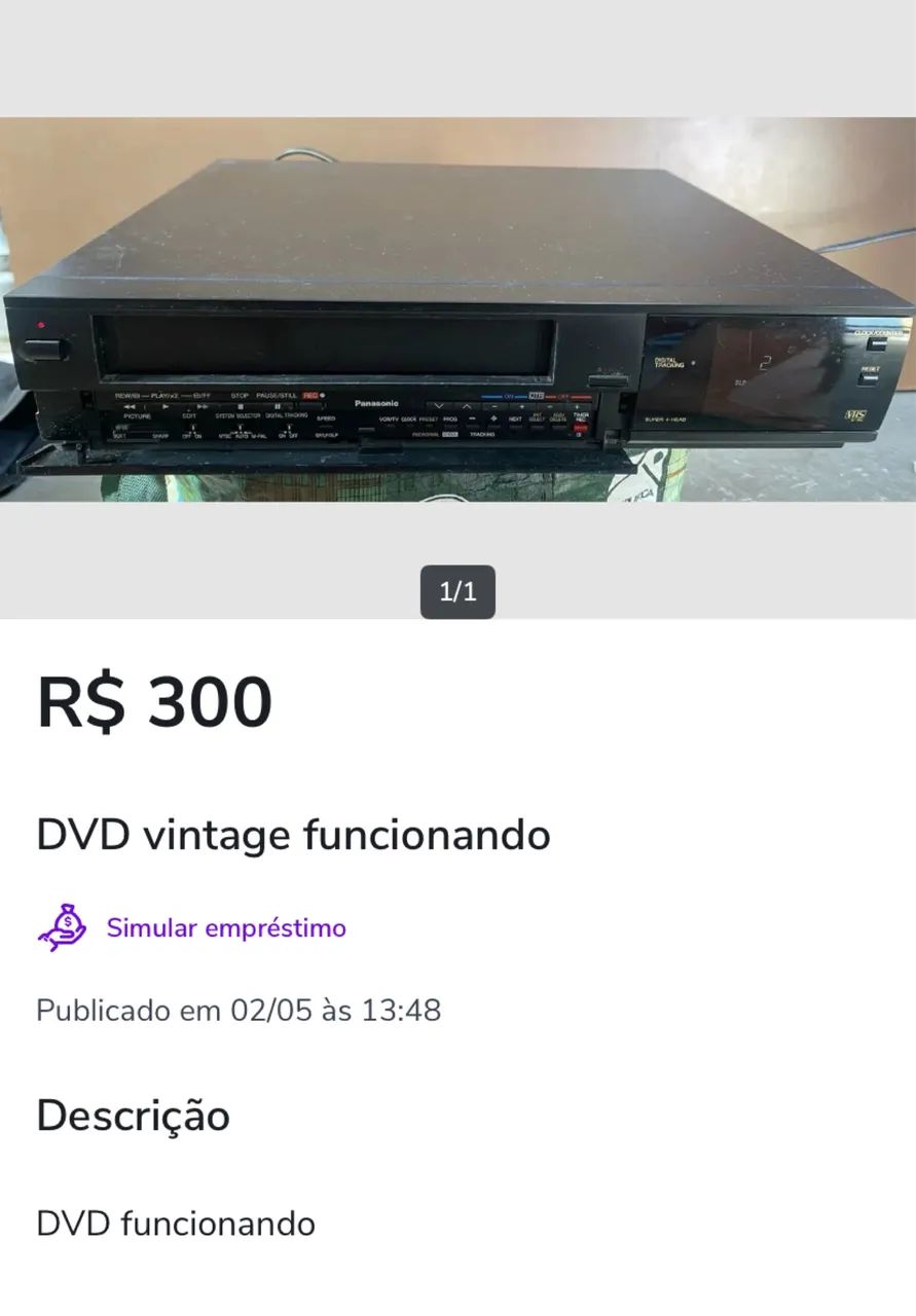 DVD vintage funcionando  - Foto 2