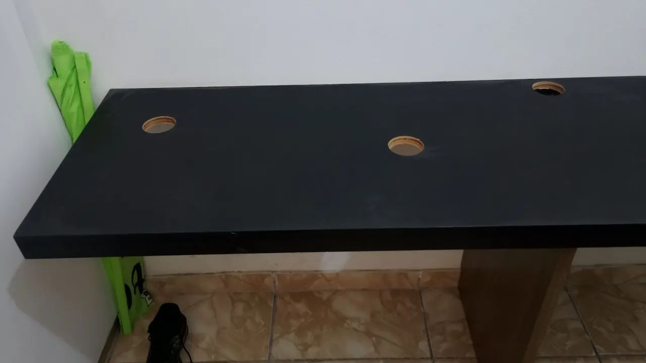 Mesa suspensa 50cmx1,80m - Foto 5