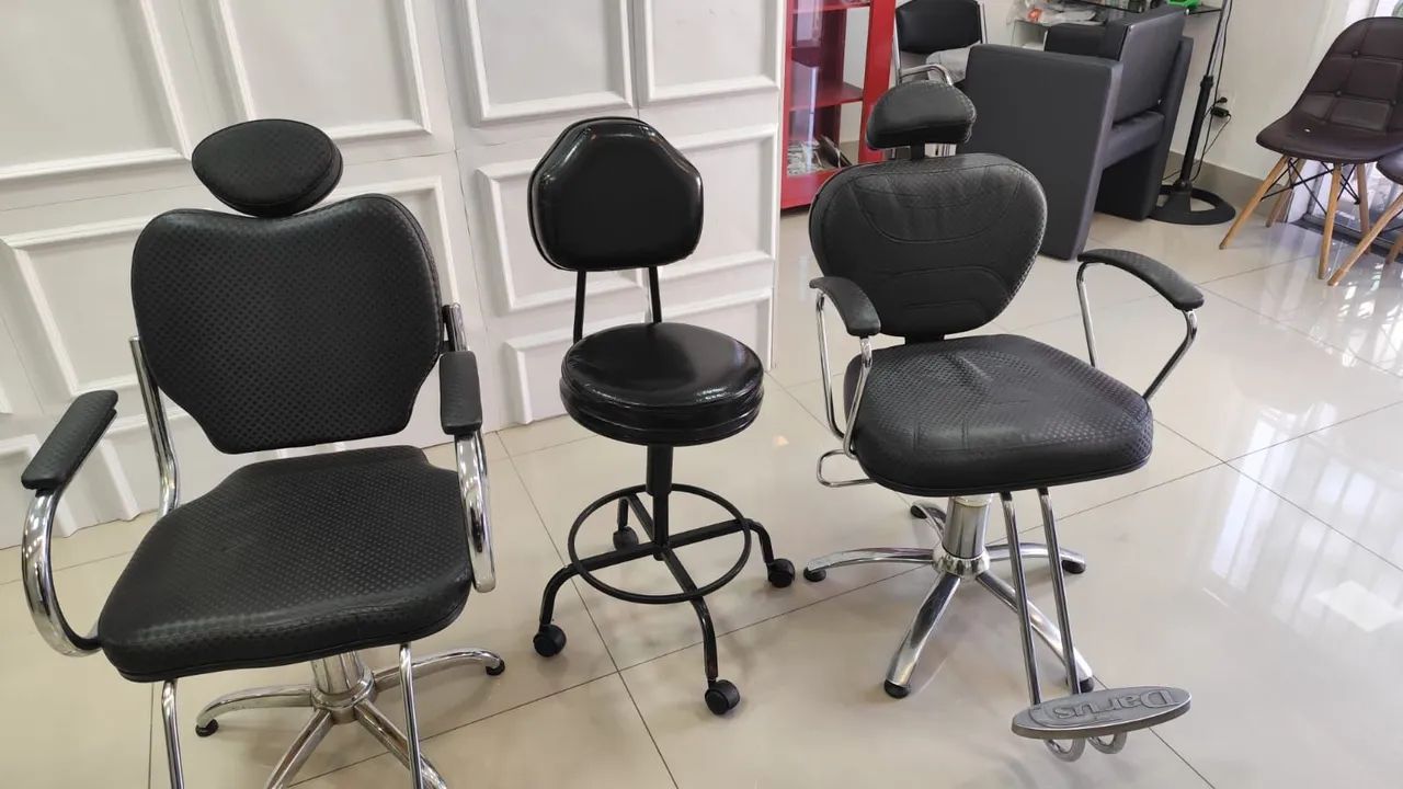 Cadeira de cabeleireiro/barbeiro  - Foto 3