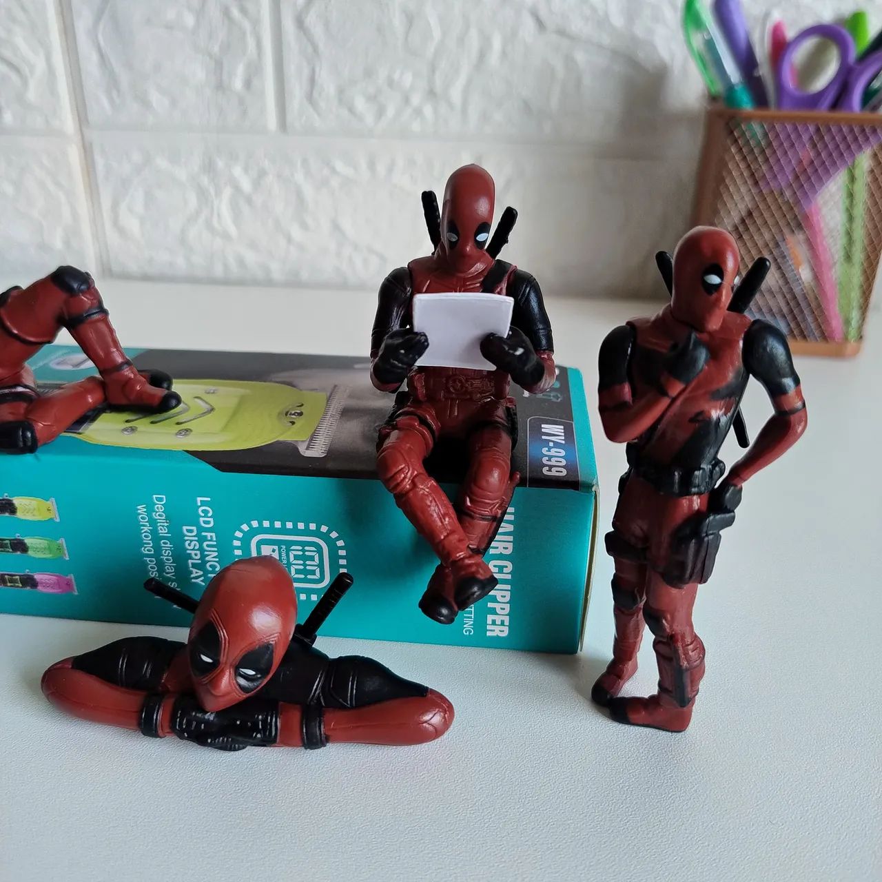Deadpool Action Figures para decorações divertidas - Foto 3