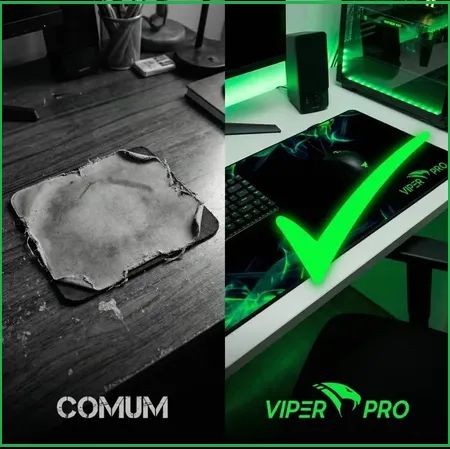 Mousepad Gamer Grande GG 900mm x 300mm Base Emborrachada Bordas