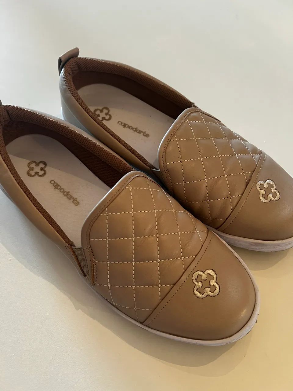 slip on capodarte bege 37 - Foto 4
