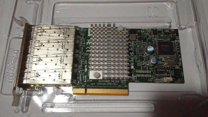Placa de rede Supermicro 4X SFP+10 GB