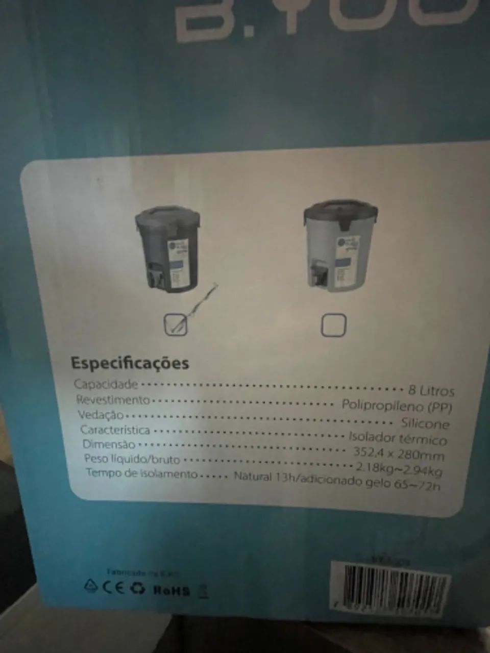 Galão Térmico B.Youl 8 Litros - Foto 5
