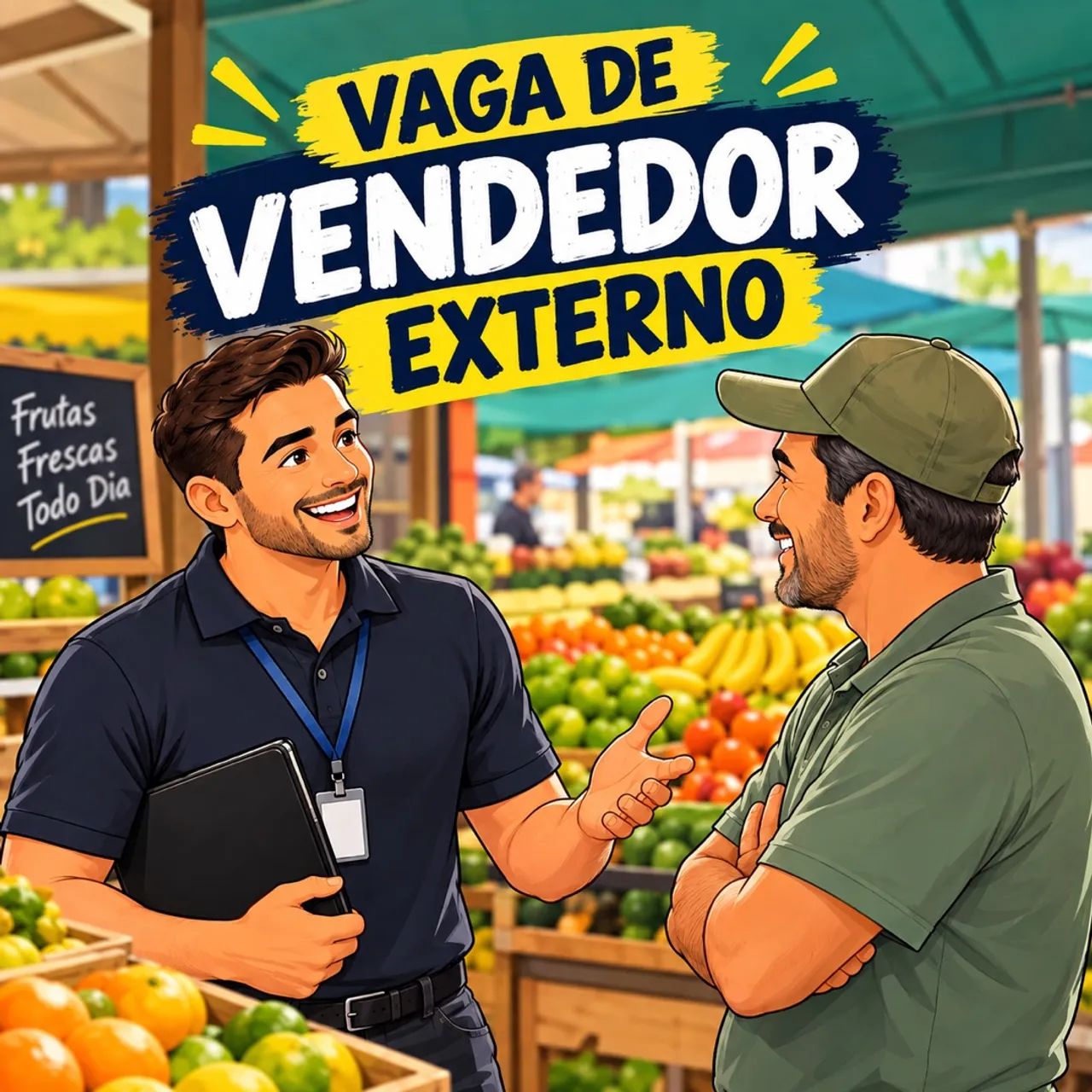 Vendedor Externo do Hortifruti 