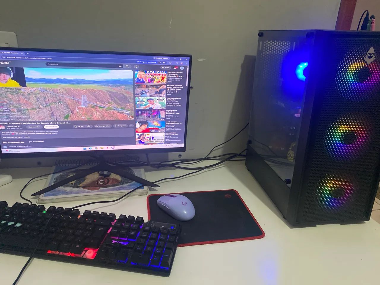 Pc gamer troco em ps5 pc com garantia de todas peças!! - Foto 3