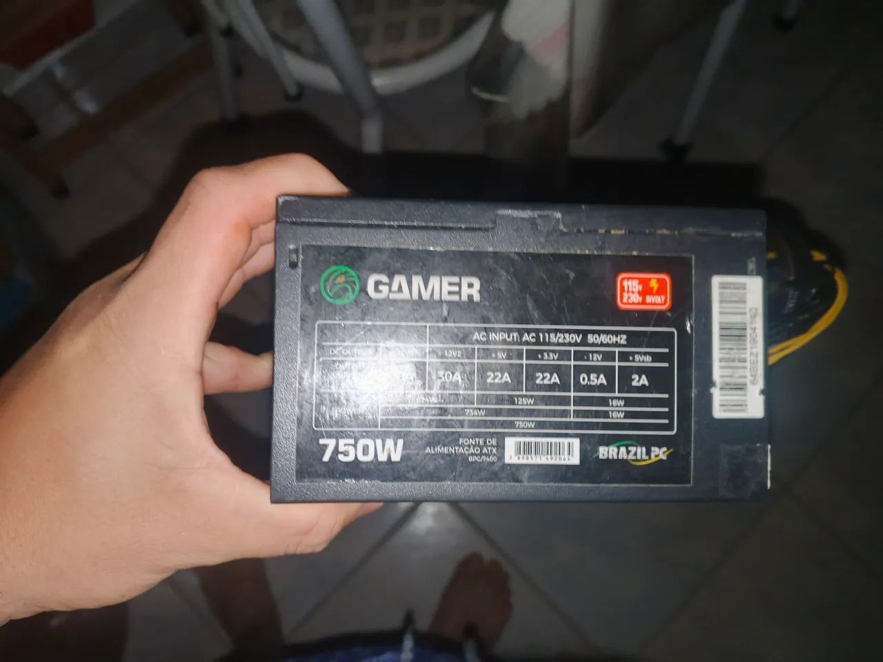 Fonte Pc gamer 750w