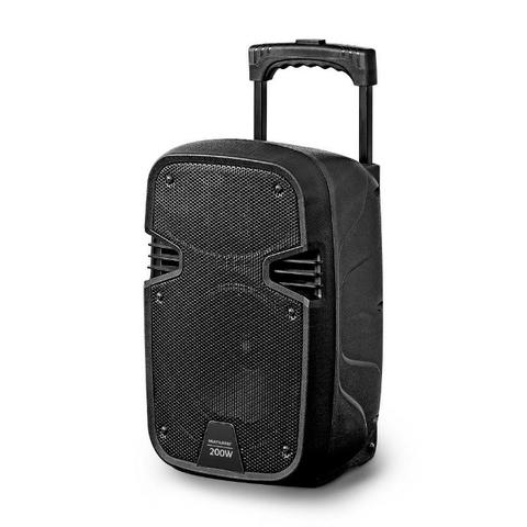 Caixa de Som Amplificadora SP329 Multilaser 8 Pol 200W Com Bluetooth Usb Fm Aux Sd Microf - Foto 3