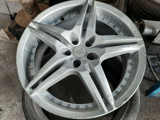 Roda aro 18 tala 8 Mangels Estrela Prata VW 5X100 