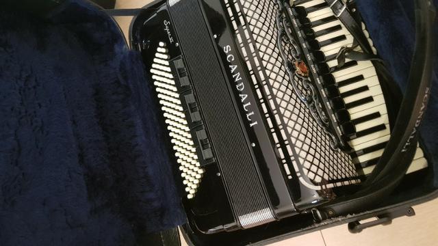 Gaita acordeon Scandalli S6 120 baixos italiana - Foto 3