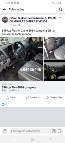 S10 Ltz Flex ano 2014 completa - Foto 2