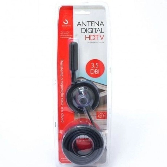 Antena Interna/ Externa para Tv Digital UHF HDTV AH-0031 - Foto 2