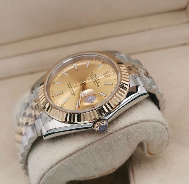 Relógio Rolex DateJust Automático  Misto Gold 18k Novo - Foto 2