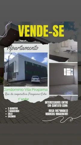 Captação de Apartamento a venda na Rua João Barros de Lima, COHAB, Cabo de Santo Agostinho, PE