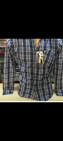 Camisas Masculinas Slim Algodão  - Foto 4