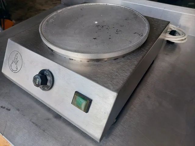 Chapa Crepe Francês inox escovado (BERTA) - Foto 5