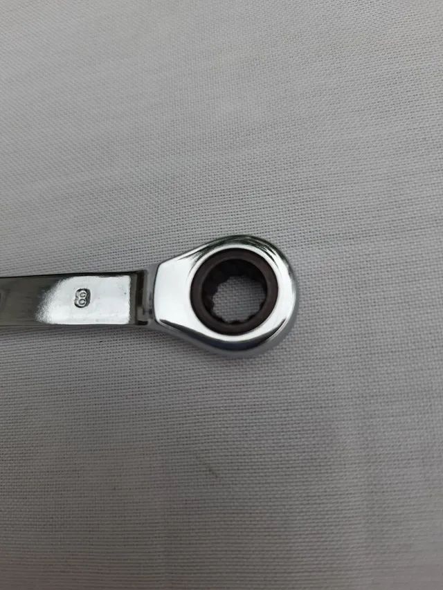 Chave combinada boca/estria 8mm COM CATRACA. - Foto 3