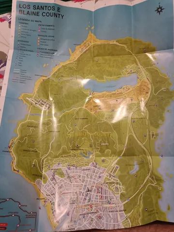 Gta 5 Original de Ps3 Com Mapa em perfeito estado - Videogames