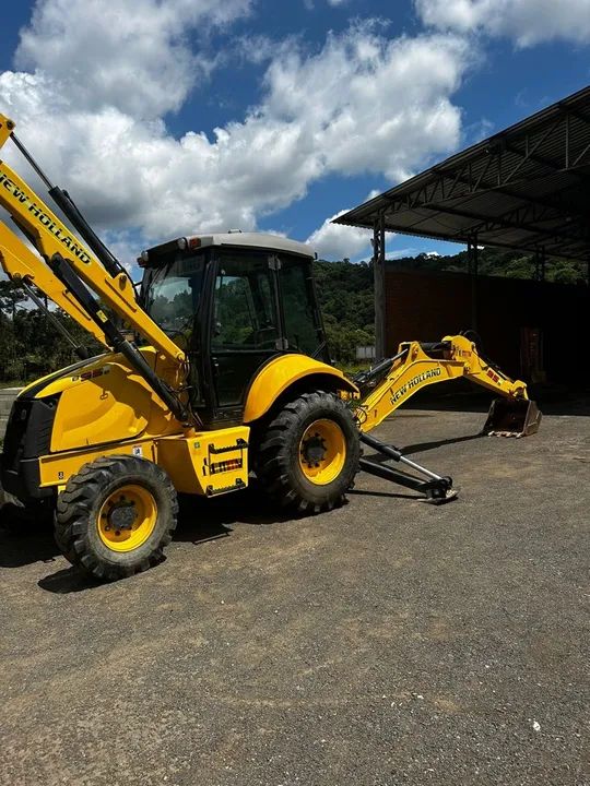 Retro escavadeira new holland b95b 2012 - Foto 5