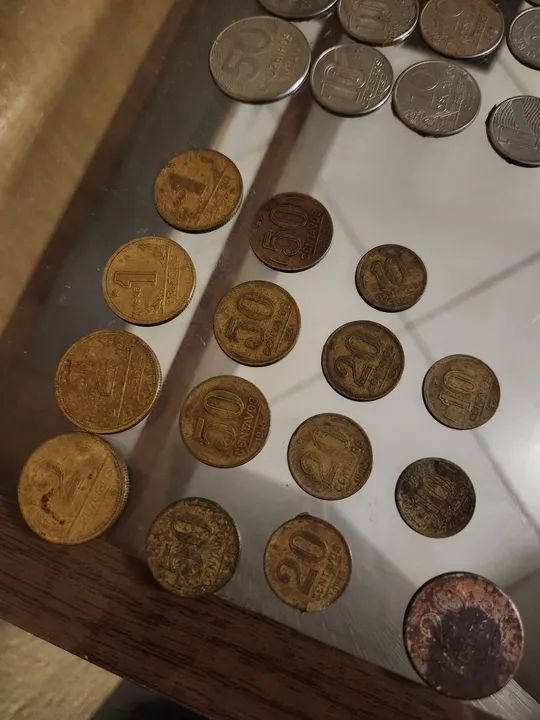 Moedas antigas para colecionadores