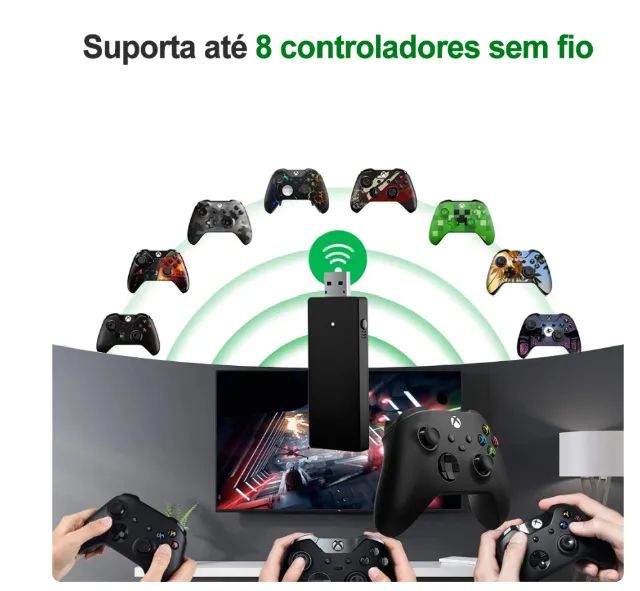 Adaptador de controle xbox one / elite / series no PC