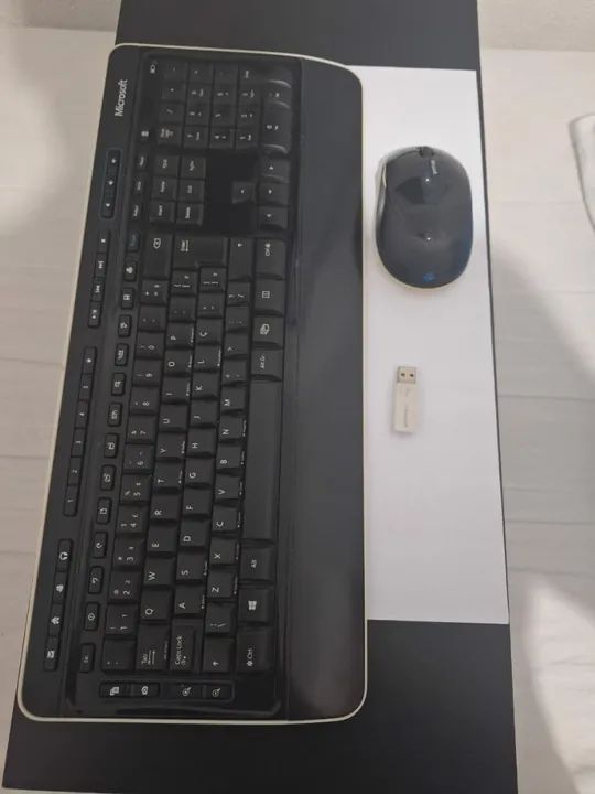 Teclado e mouse s/ fio