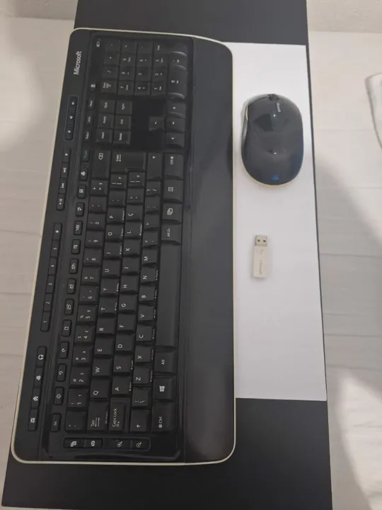 Teclado e mouse s/ fio