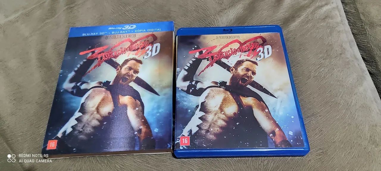 300: A Ascensão do Império (Blu-Ray + Blu-Ray 3D) com luva lenticular - Foto 3