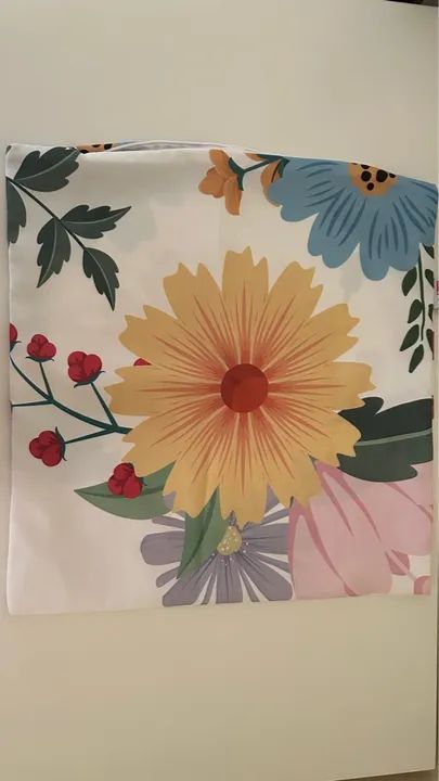 Jogo de almofadas floral