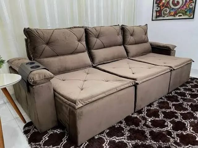 Sofá Retrátil e Reclinável Eliot 