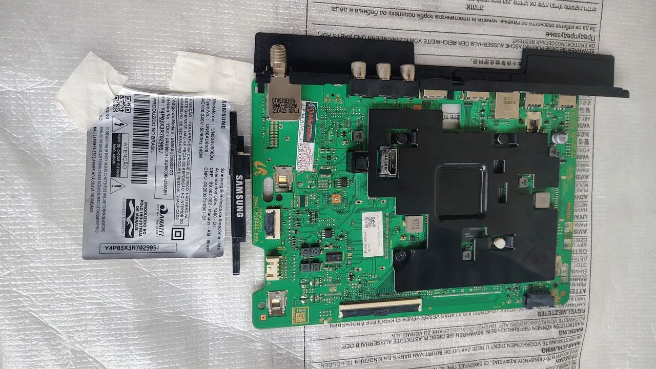 Placa Mãe TV Samsung - 50 polegadas modelo UN50AU8000G - Foto 3