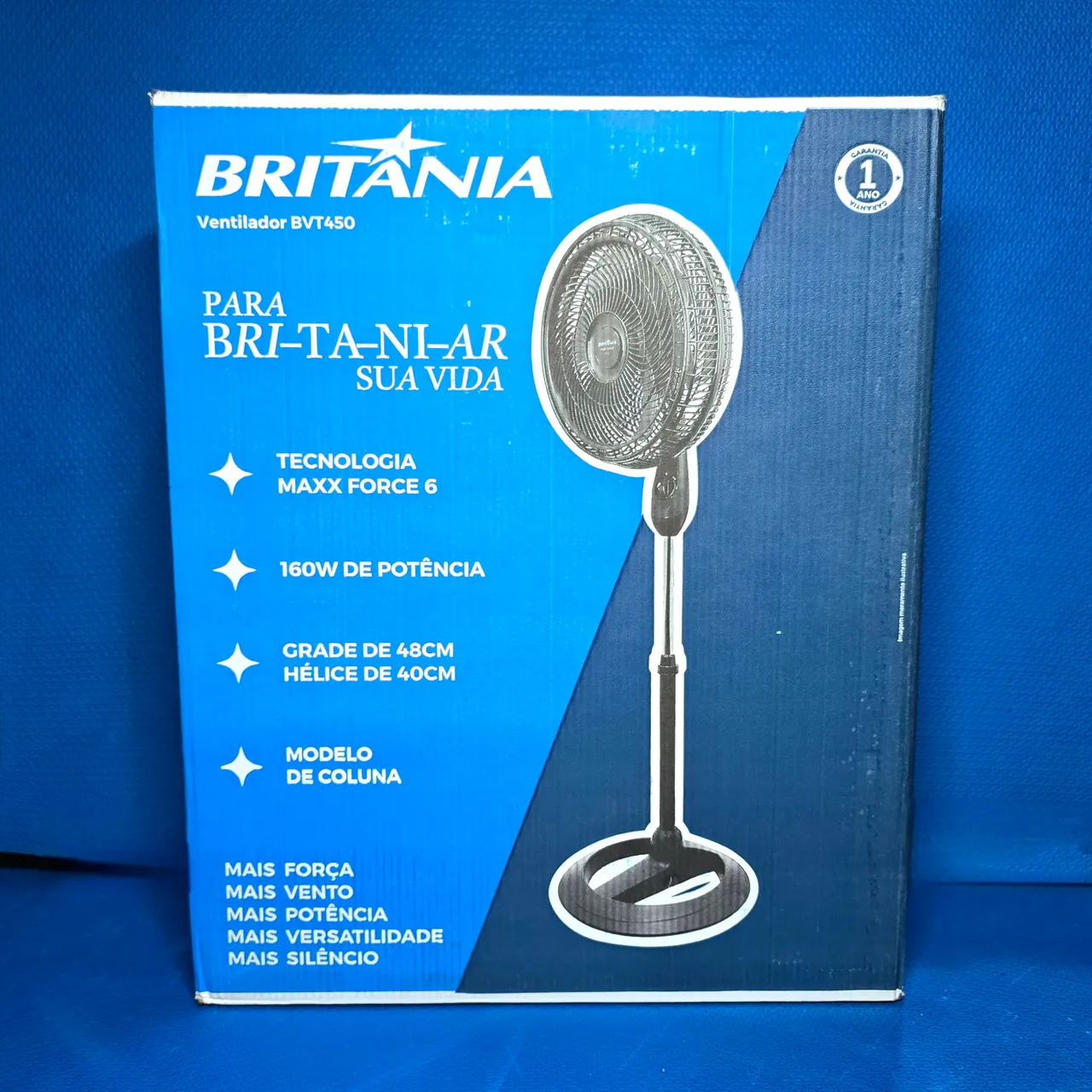 Ventilador Britânia Maxx Force 160W - Lacrado