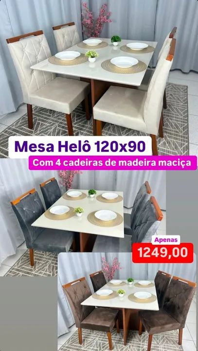 Mesa de Jantar ( entrega grátis ) - Foto 4