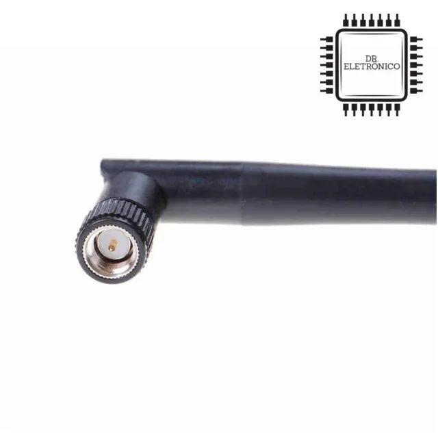Antena Wifi 3dBi 2.4GHz com Conector Sma Macho - Foto 3
