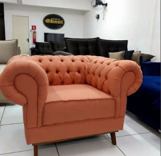 Poltrona chesterfield a partir de 850 - Foto 5